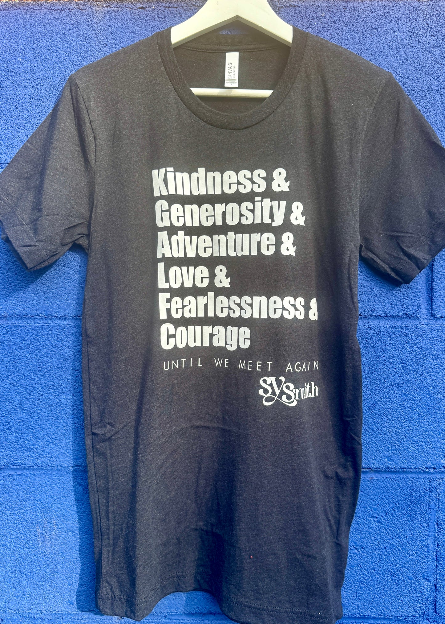 Sy-Attitudes Tee Shirt - Charcoal Black