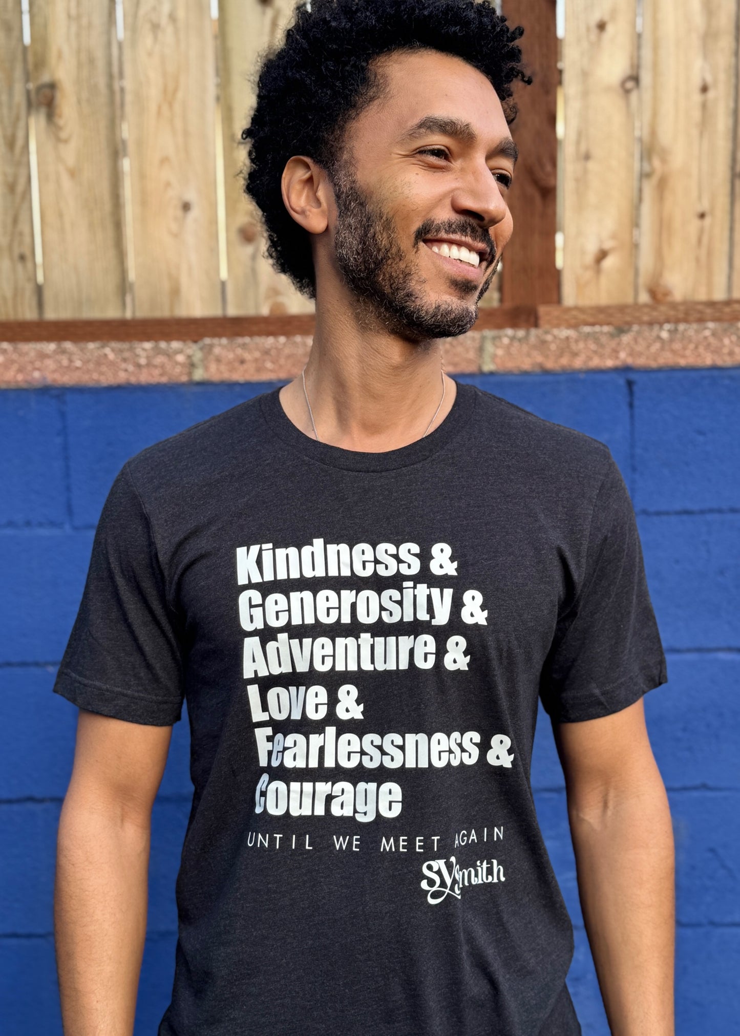 Sy-Attitudes Tee Shirt - Charcoal Black