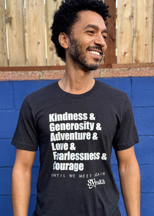 Sy-Attitudes Tee Shirt - Charcoal Black