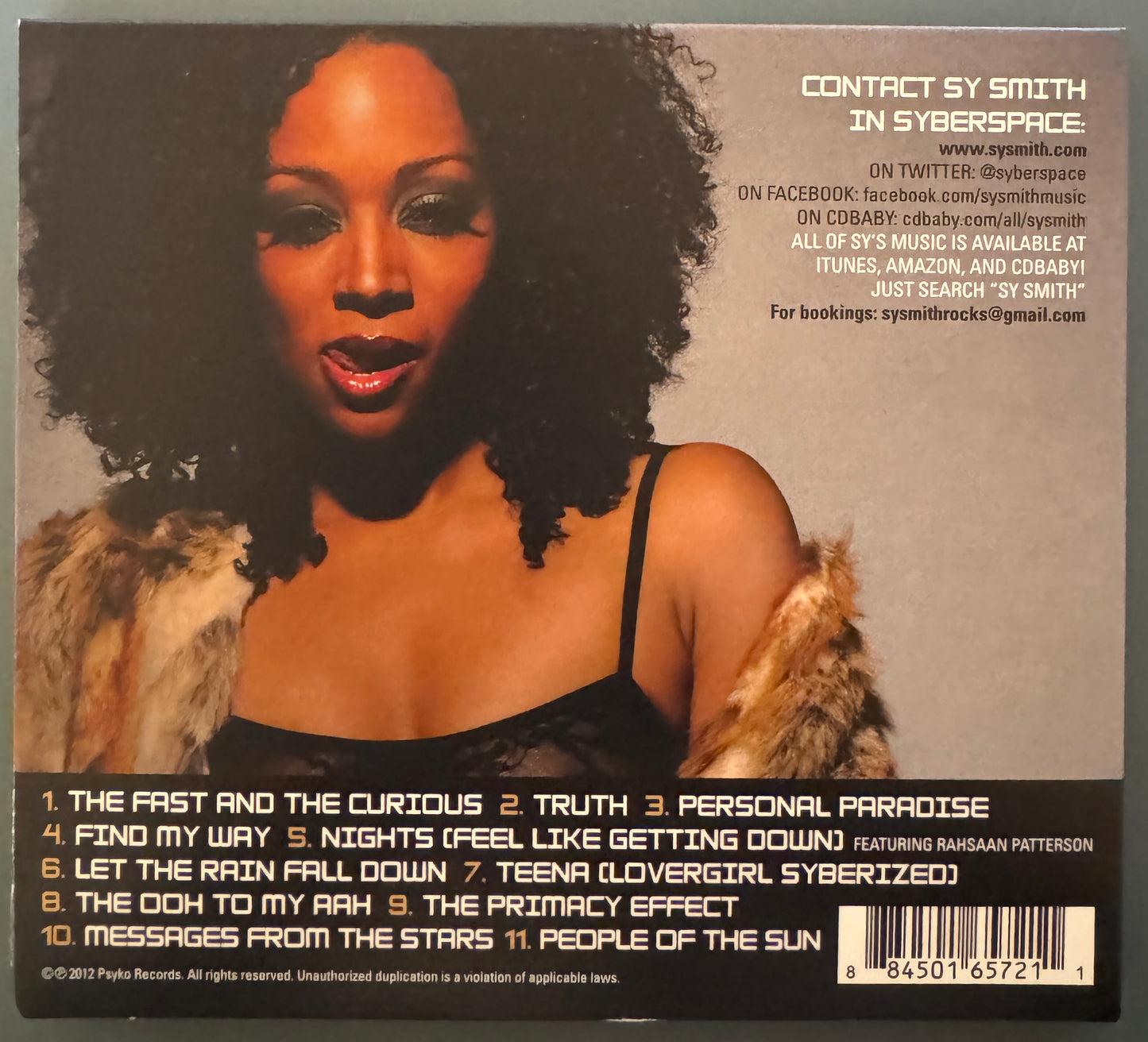 Sy Smith - Fast And Curious CD